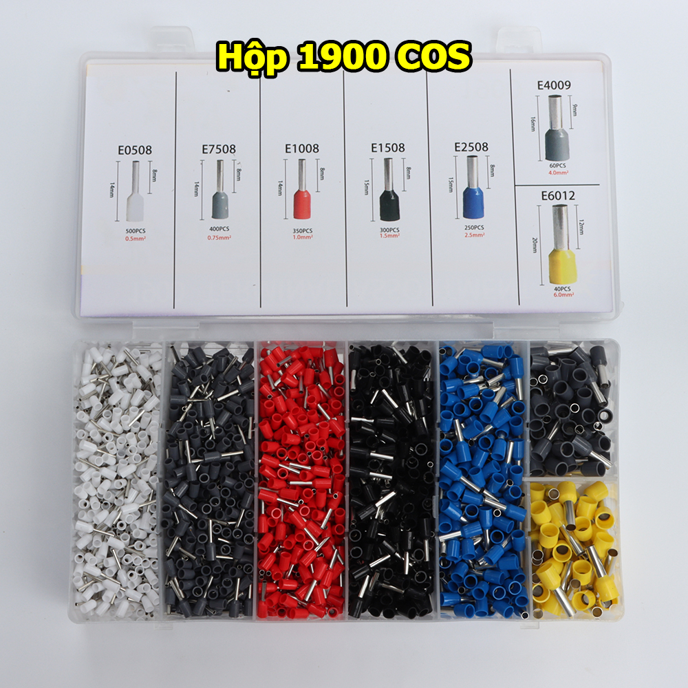 Kìm bấm cos lục giác HSC8 6-6A tự điều chỉnh, 1900 cos ống tròn cos pin rỗng