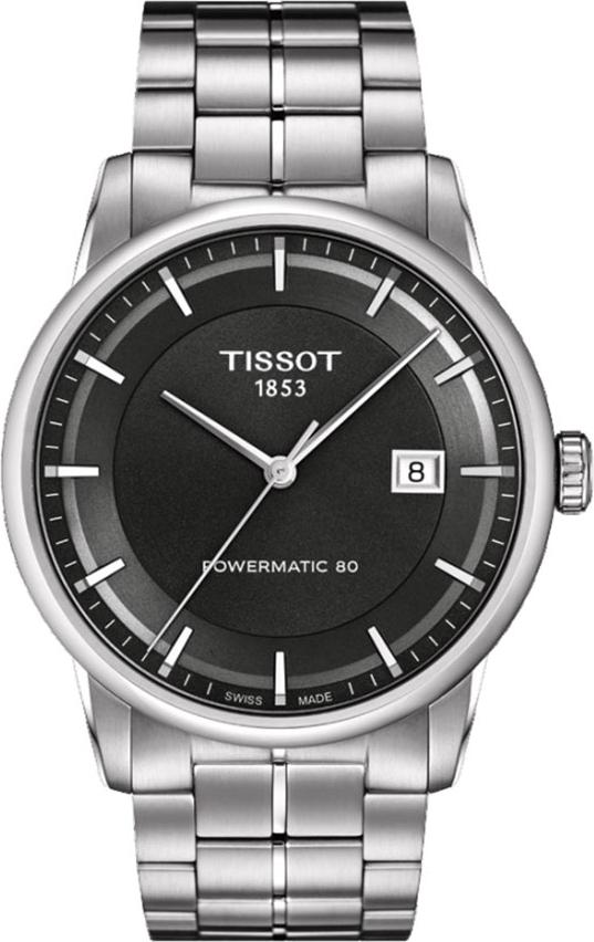 Đồng Hồ Nam Dây Thép Không Gỉ Tissot T086.407.11.061.00 (41mm) - Đen Xám