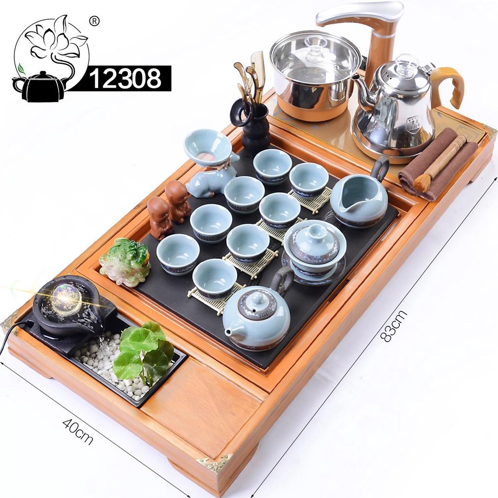 Bàn trà điện mã 123 gỗ thông - bàn trà điện thông minh đa năng - bảo hành 12 tháng - làm quà tặng, quà biếu lịch sự, sang trọng, ý nghĩa.