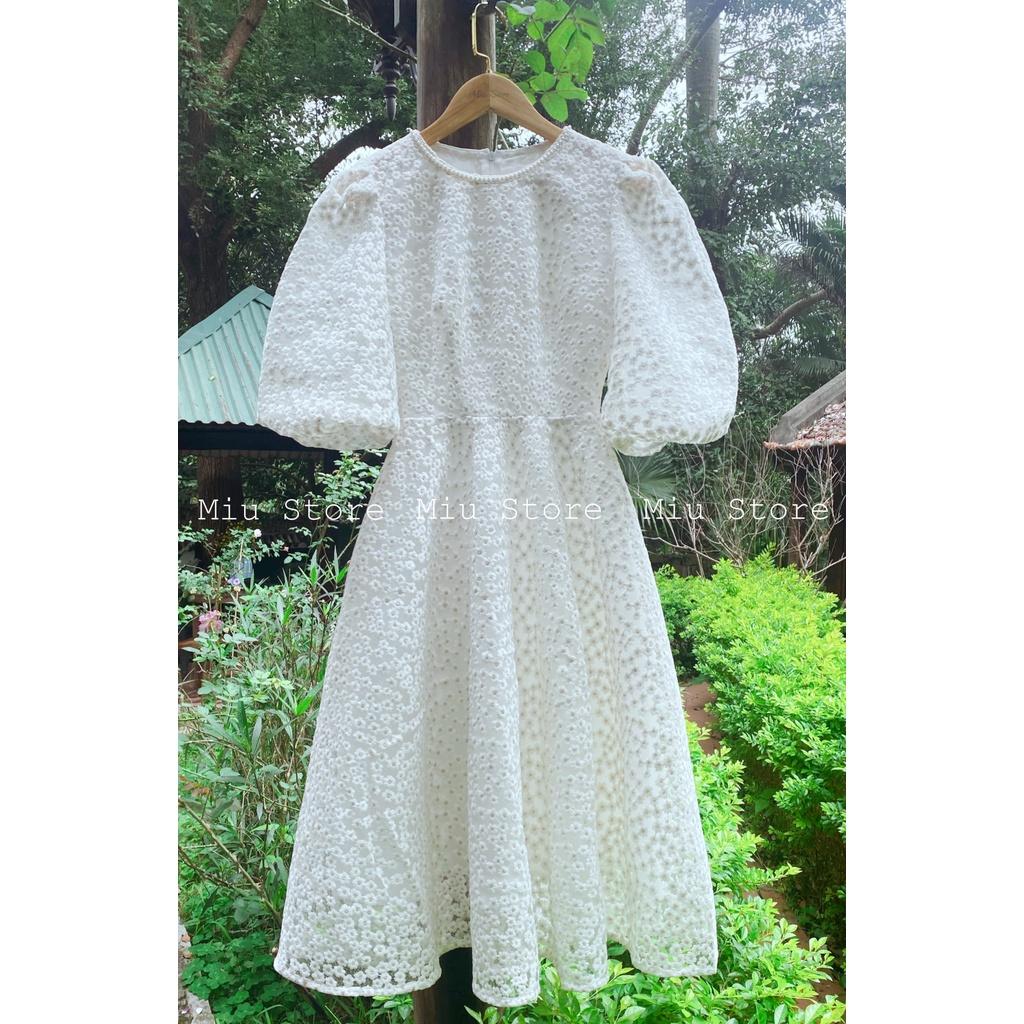 Đầm thiết kế dáng xòe ren hoa Daisy D00269