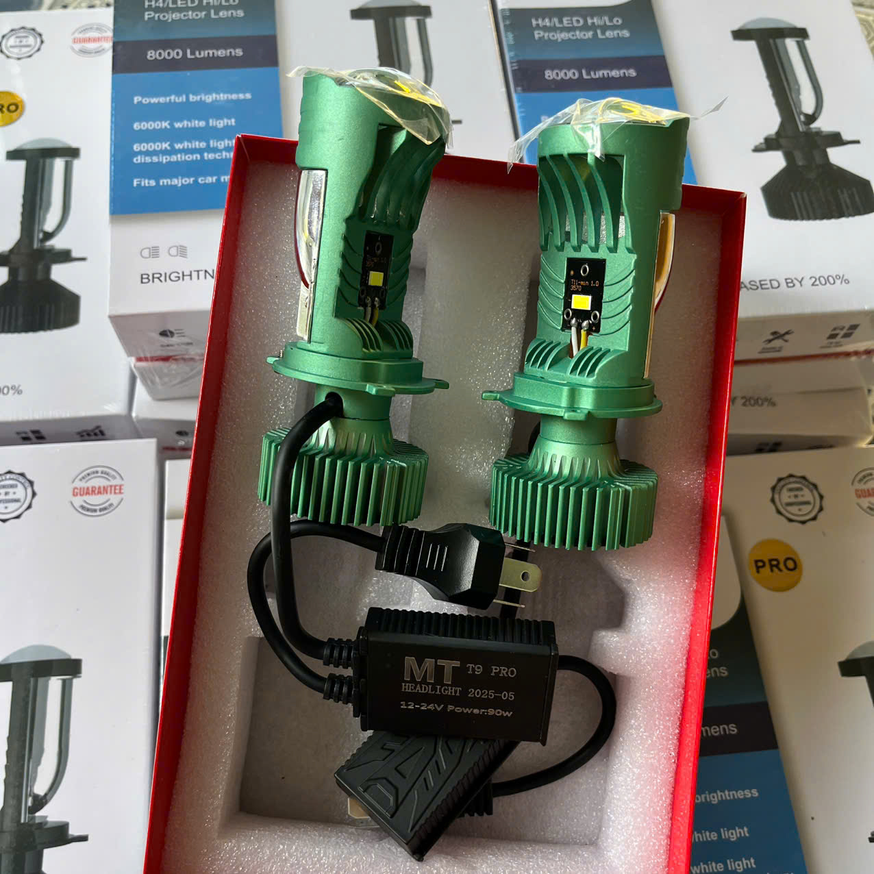 Đèn Pha LED Bi Cầu T9 Pro 90W – Siêu Sáng Cực Bền, Lắp Xe Máy Ô Tô Không Cần Độ – Giá Tốt