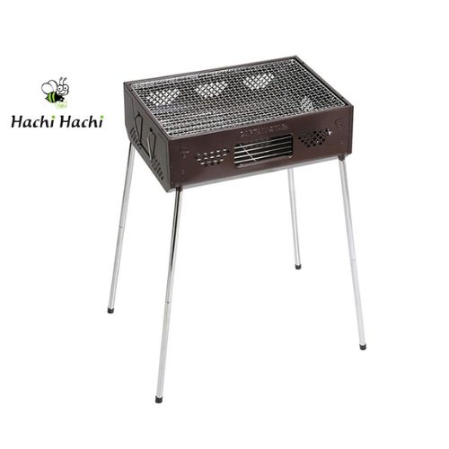 Lò nướng BBQ Captain Stag 47.5x32.5cm (Chân đứng điều chỉnh cao/thấp)