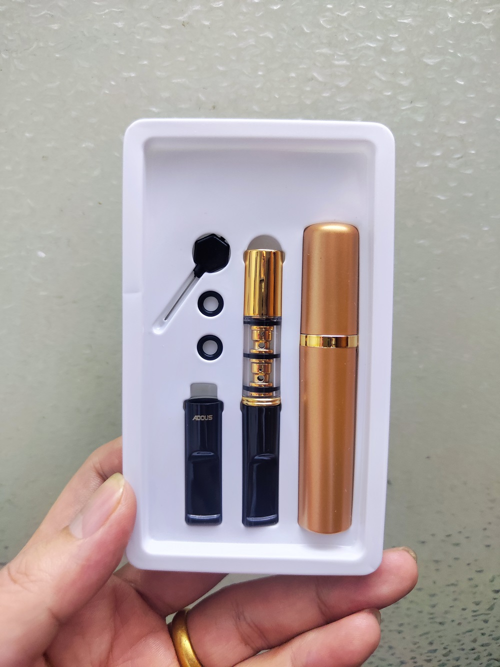 Bộ Đầu Lọc Thuốc Adous Đa Năng Dùng Được Cho Tất Cả Các Đầu Lớn &amp; Vùa &amp; Nhỏ . Có Hộp Đựng Tiện Lợi ,Tái Sử Dụng Nhiều Lần