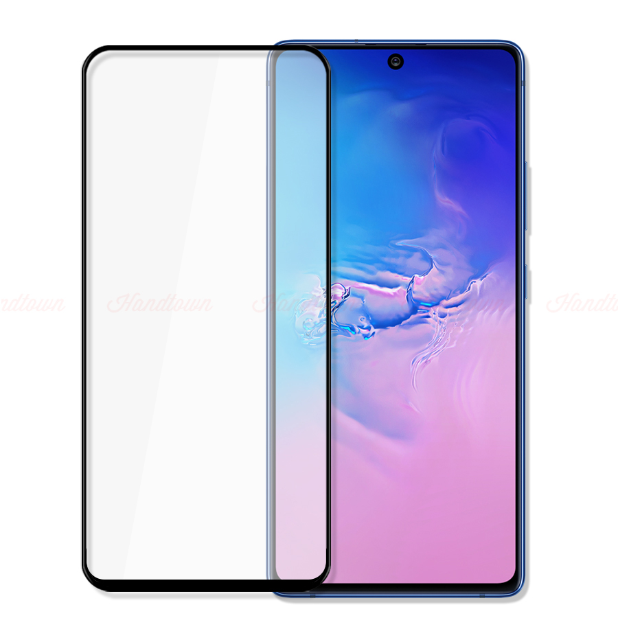 Kính cường lực Meitu  9H Dành Cho Samsung Galaxy S10 Lite  Full màn hình Full keo- Handtown- Hàng Chính Hãng