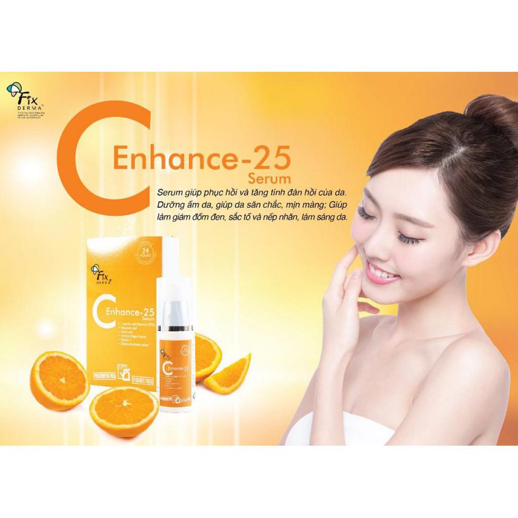 Tinh Chất Fixderma Tái Tạo – Trẻ Hóa Làn Da C Enhance 25 Serum 15ml