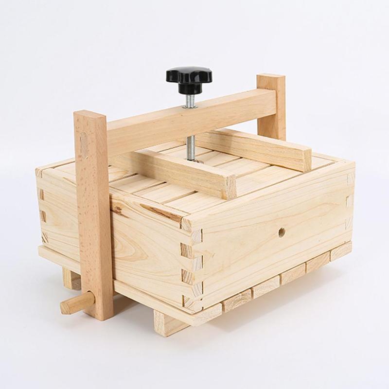 Hướng Dẫn Sử Dụng Gỗ DIY Đậu Phụ Báo Chí Khuôn Mẫu Bộ Tự Chế Phô Mai Đậu Hũ Đậu Nành Sữa Đông Đậu Phụ Làm Khuôn Phụ Kiện Khuôn Nấu Ăn Nhà Bếp X3H6
