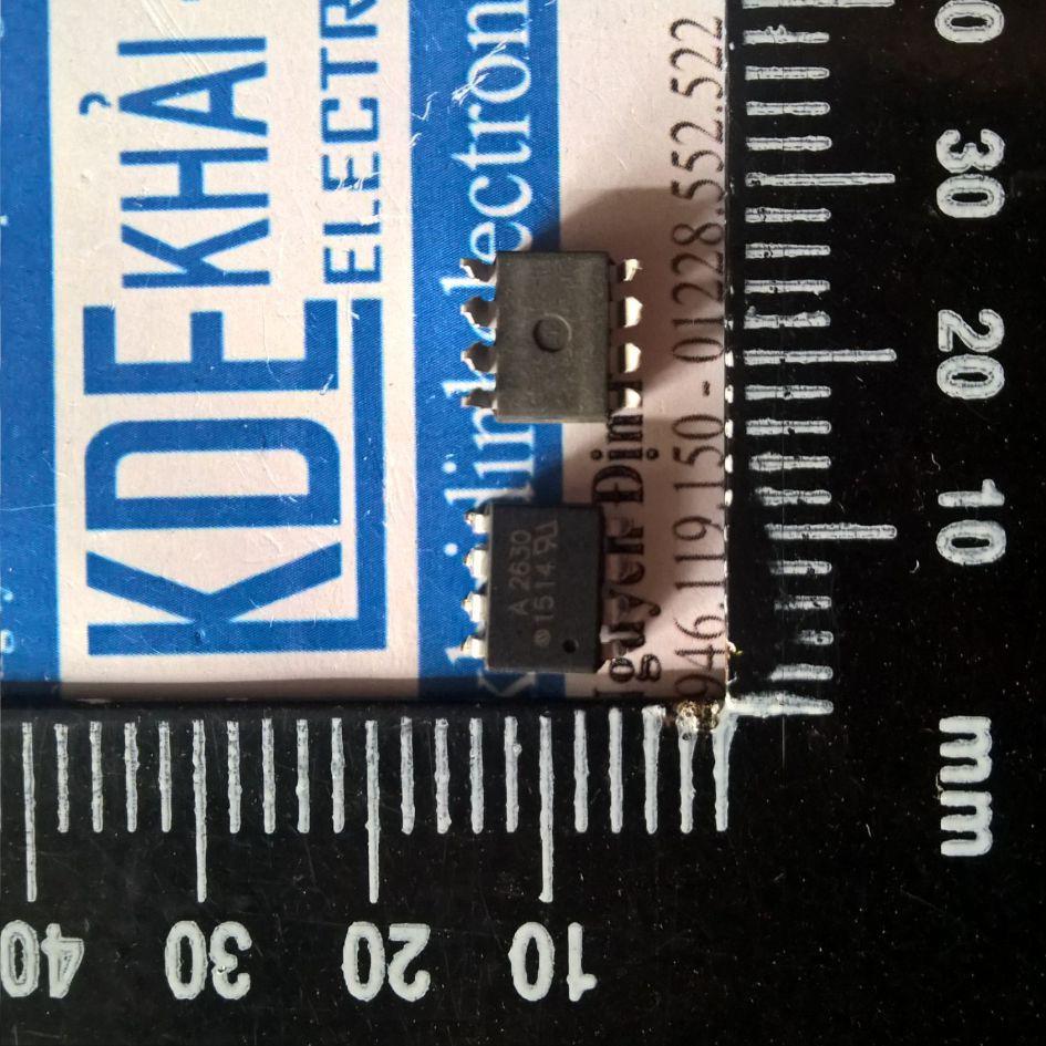 2 con HCPL-2630 A2630 SOP8 optocoupler opto đôi, chân dán KDE1193