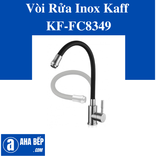 VÒI RỬA CHÉN INOX KAFF KF-FC8349. Hàng Chính Hãng 