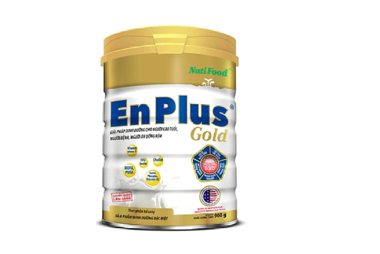 Sữa bột ENPLUS GOLD (900g)- Hãng Nutifood, sữa dinh dưỡng giành cho người trưởng thành, đặc biệt cho người ốm cần phục hồi sức khỏe-tặng khăn đa năng mềm mịn