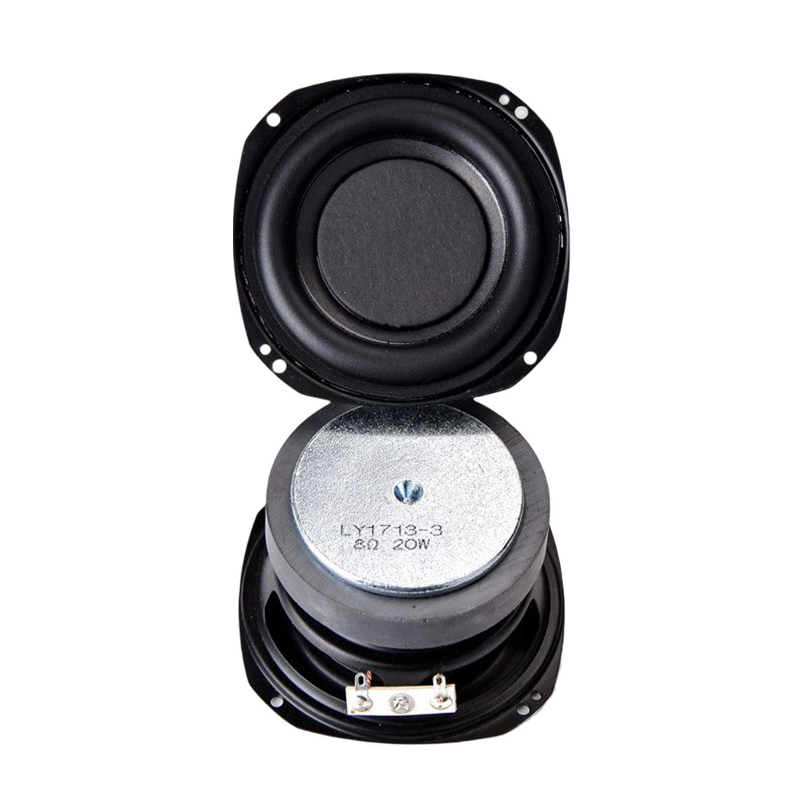 3 inch Woofer Subwoofer Speaker Low Noise Rubber Edge Stereo for Vehicle