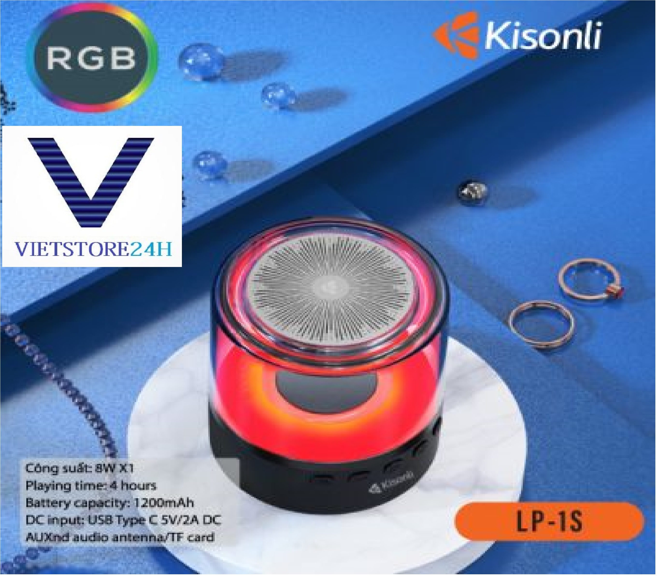 Loa Bluetooth Kisonli LP-1S VT - Hàng chính hãng