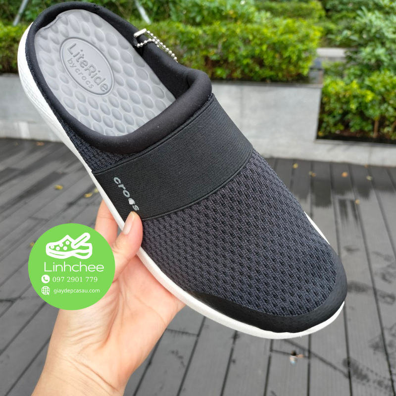 GIÀY SỤC VẢI CROSS LITERIDE MESH MULE màu đen dành CHO NAM