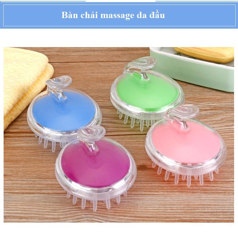 Bàn chải gội đầu &amp; massage đầu khi tắm gội