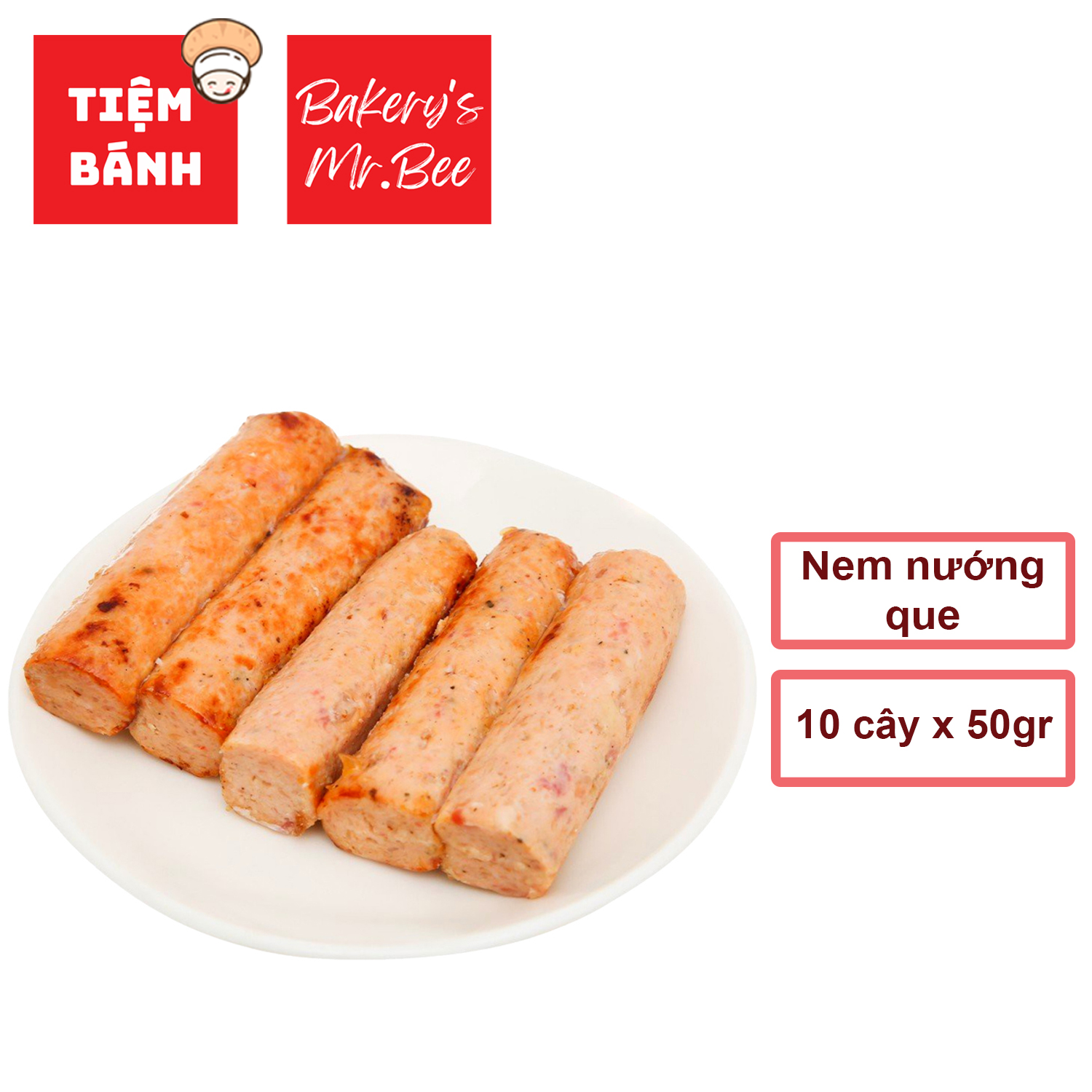– Nem Nướng Nha Trang – 10 cây/ 500g