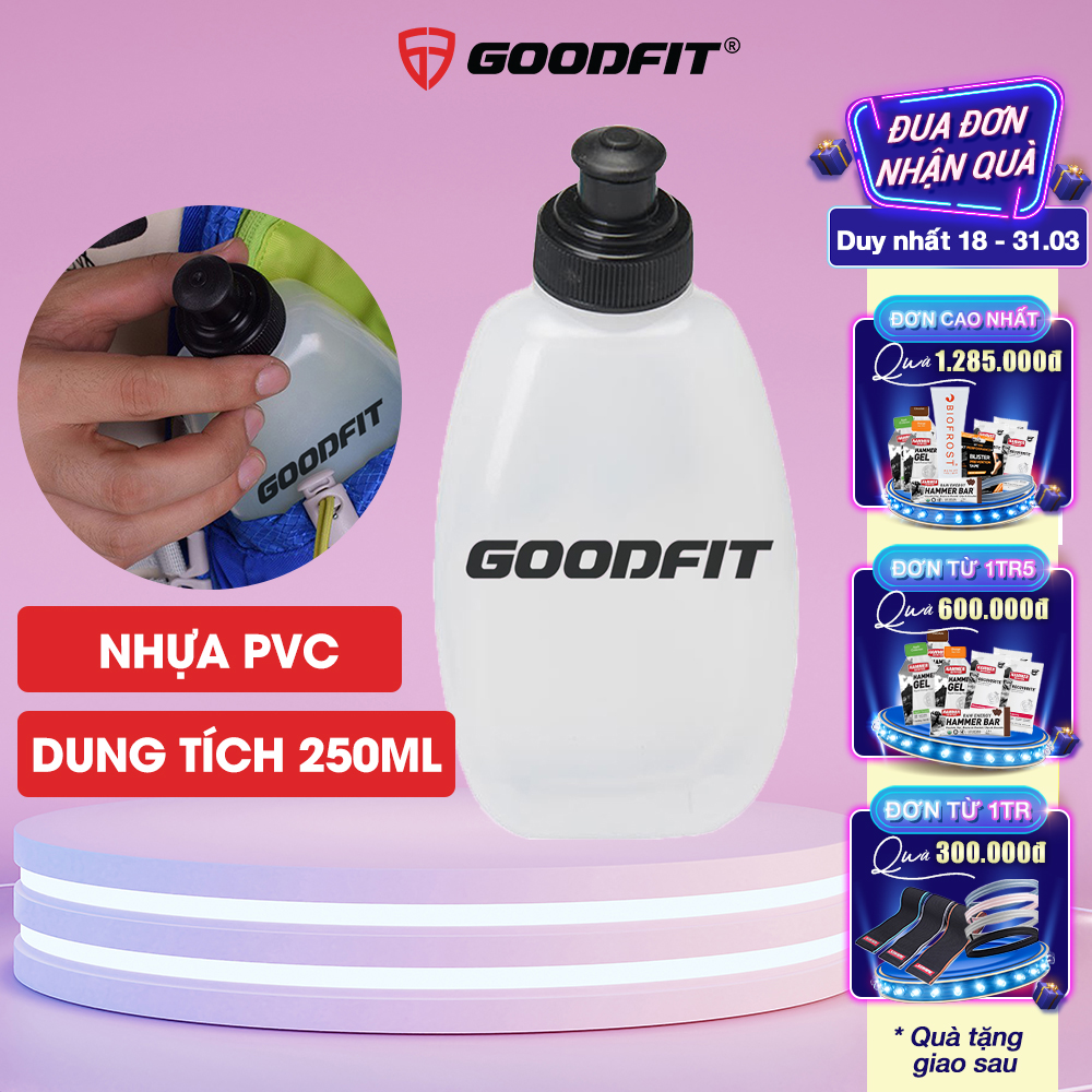 Bình nước cứng thể thao, chạy bộ GoodFit dung tích 250ml GF03RA