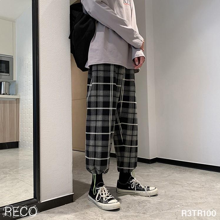 Quần vải nam Hàn Quốc cao cấp dáng rộng Trousers Loose R3TR100 Unisex