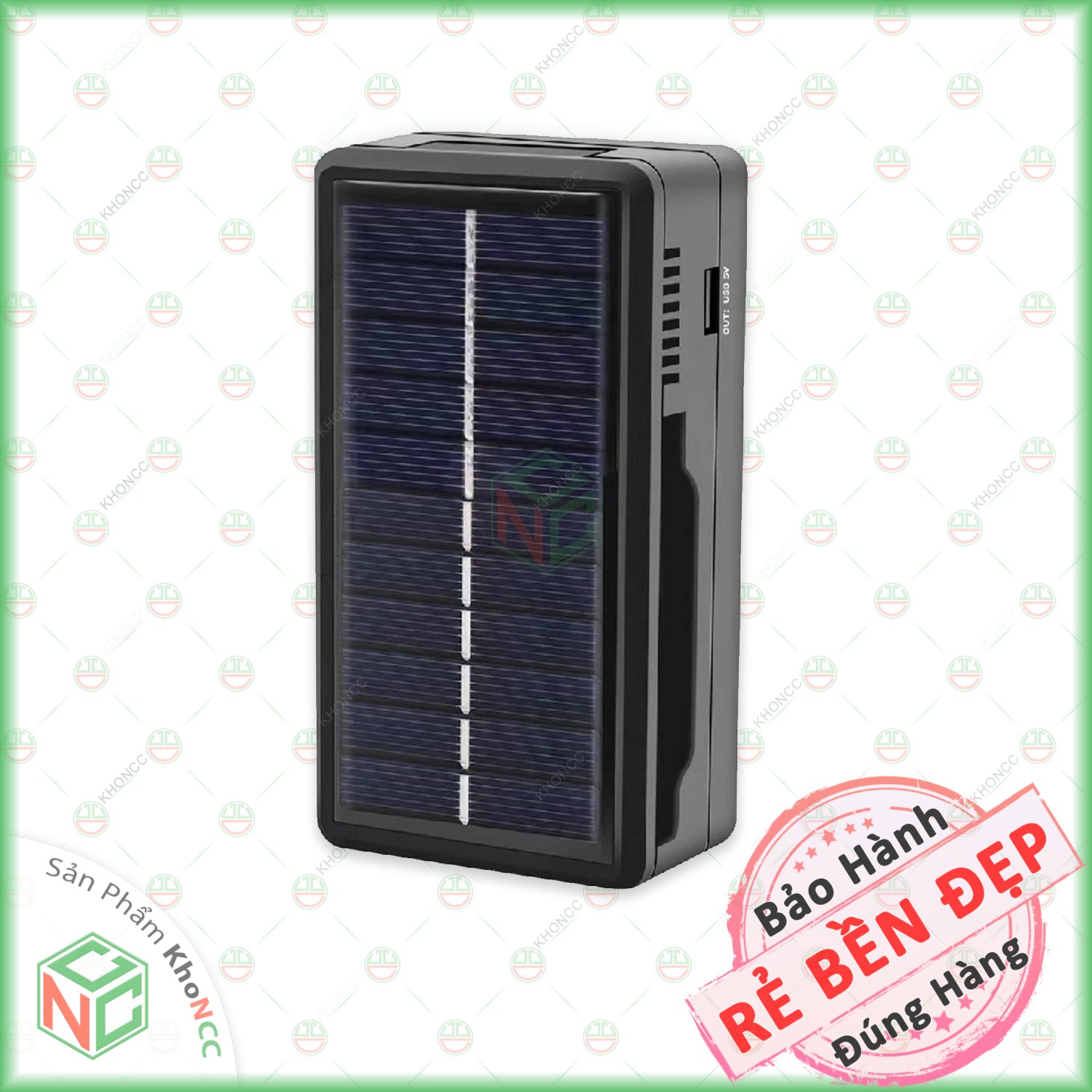 (Sạc Khẩn) Bộ Sạc Pin Đa Năng KhoNCC Hàng Chính Hãng Dùng Năng Lượng Mặt Trời - Công Nghệ Xanh Tiện Ích Cho Mọi Chuyến Đi Sạc Khẩn - KPD-SPNLMT