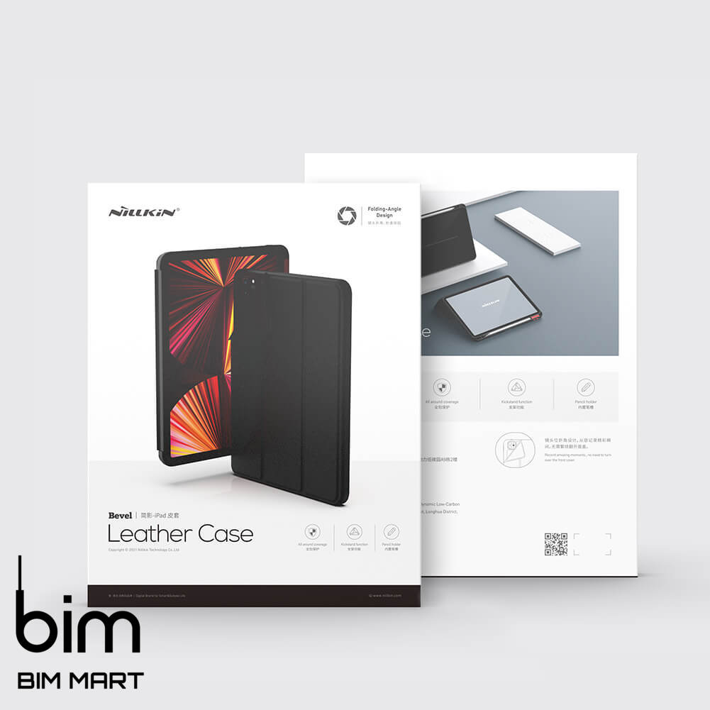 Bao da Nillkin Bevel Leather dành cho Apple iPad Pro 11 inch M1 2021 - Hành Nhập Khẩu