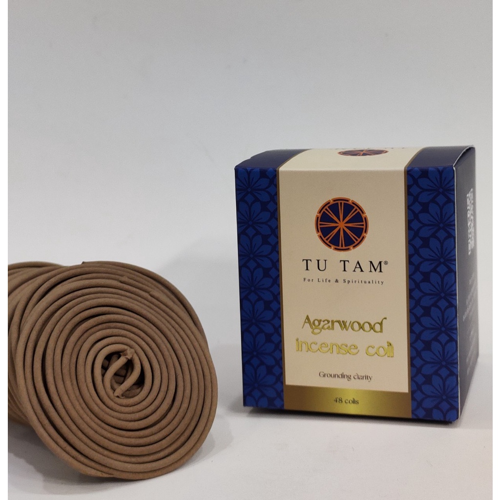 Trầm Khoanh Trầm Hương Thiện Sanh - Mùi Hương Dịu Nhẹ Chuyên Cho Phòng Thờ, Tam Bảo, Chánh Điện 48 Khoanh Cháy Trong 4h