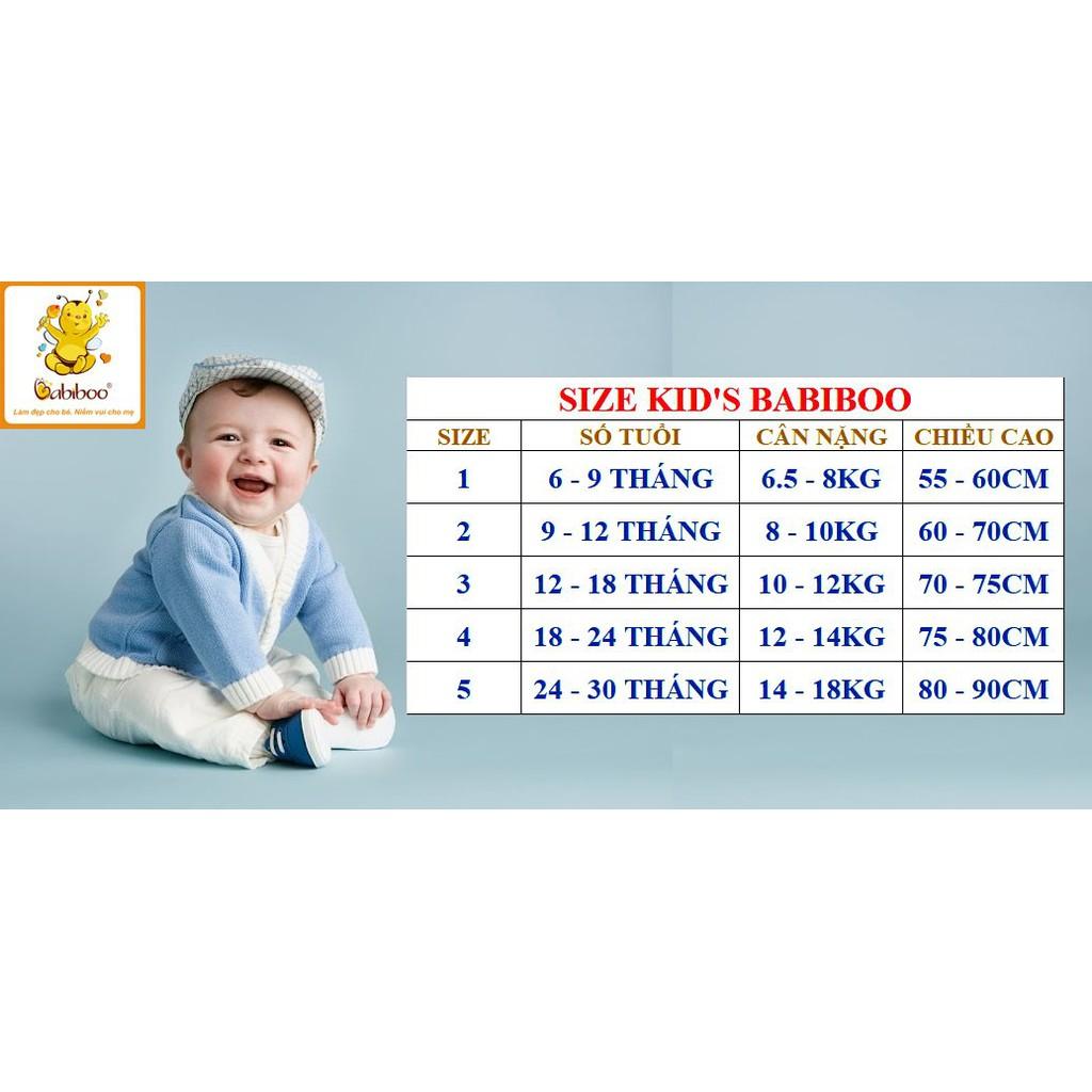 Bộ ráp lăng cotton 4 chiều KIDS BABIBOO - BKT03