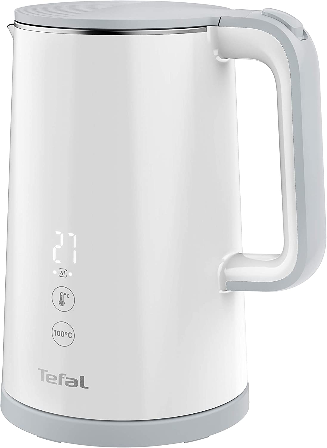 Ấm Siêu Tốc Thông Minh TEFAL - Nhập Khẩu Đức Wasserkocher Sense 5 Lít Có Chương Trình Nhiệt Độ, Dung Tích Công Suất Cao 1800 W - Hàng Nhập Khẩu