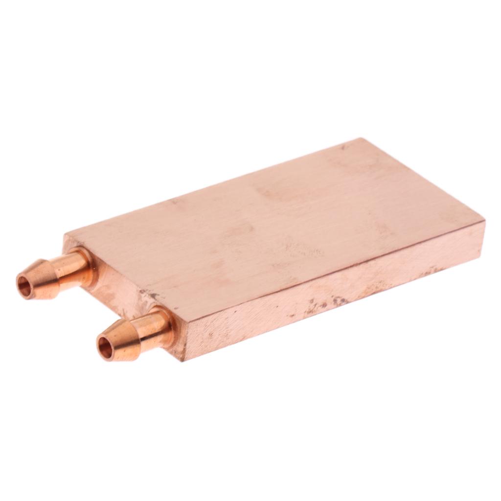 2x Copper Water Cooling Block for Computer CPU Graphic Heat Sink 40x80 Copper