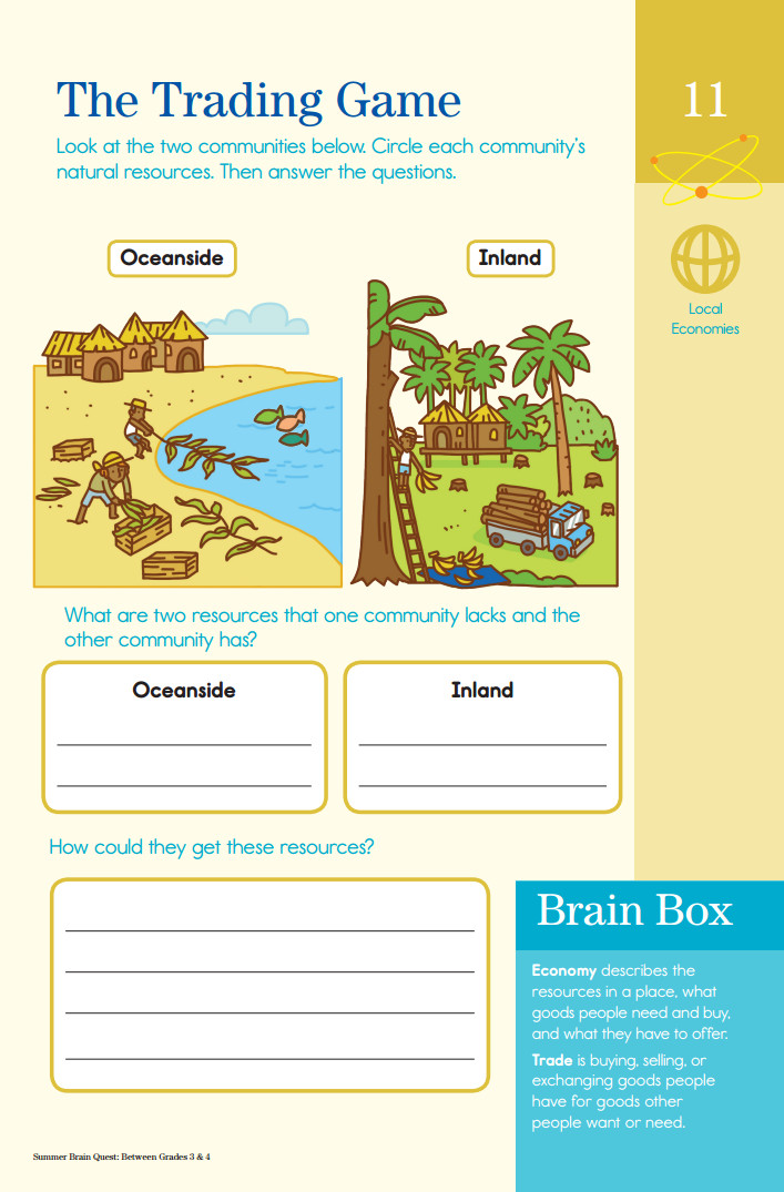 Sách: Summer brain quest - sách tham khảo cấp 1 ( Bộ 5 cuốn )