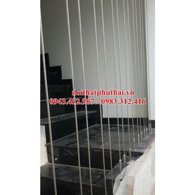 Combo bộ tăng đơ, ốc kính, ốc thông tầng cho cầu thang cáp