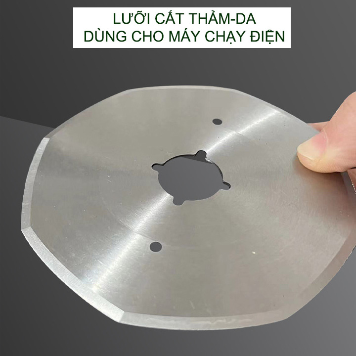 01 Lưỡi cắt thảm, da dùng thay thế cho máy cắt chạy điện, bằng thép cacbon