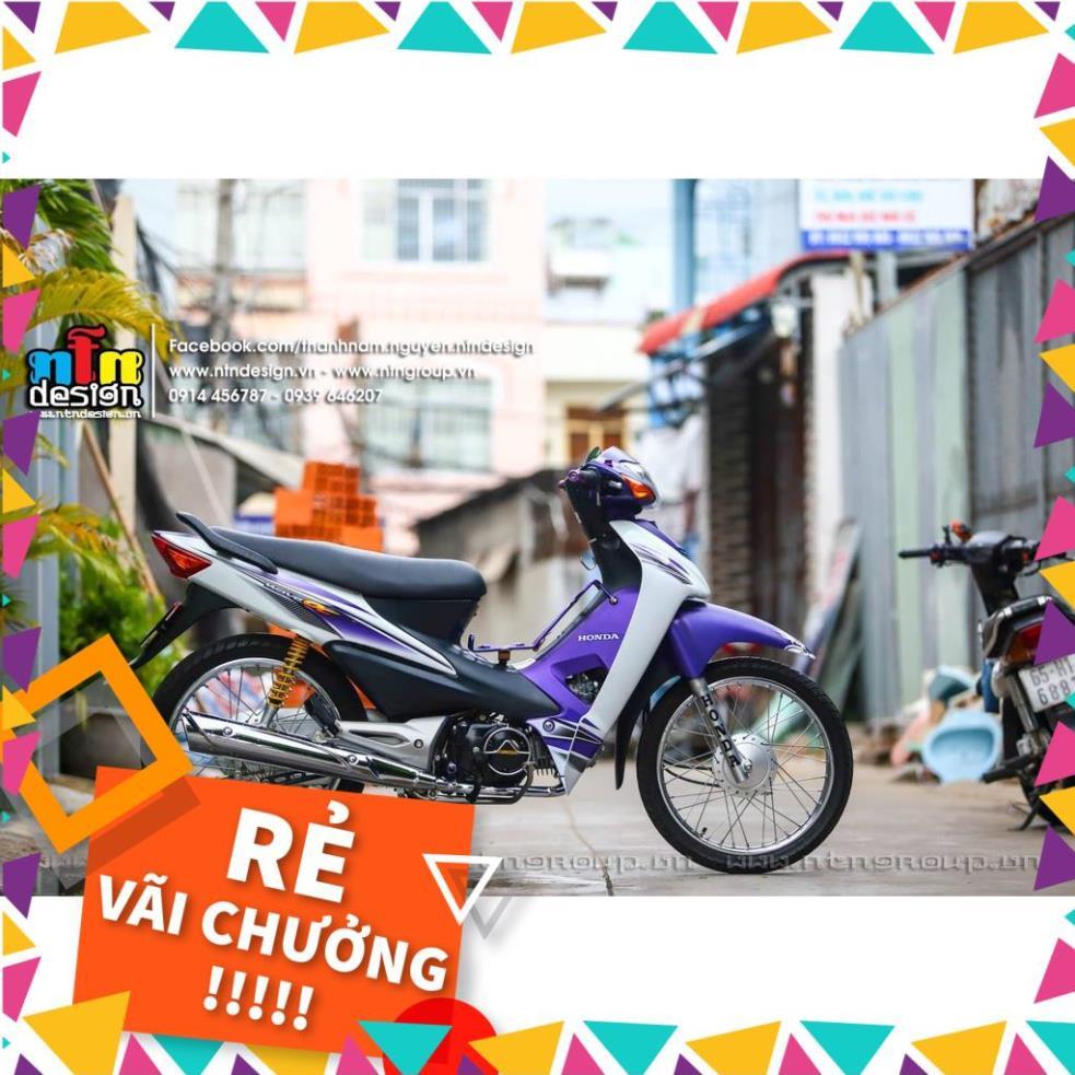 Tem Rời Wave 100 2015 Tím Trắng Chữ Alpha