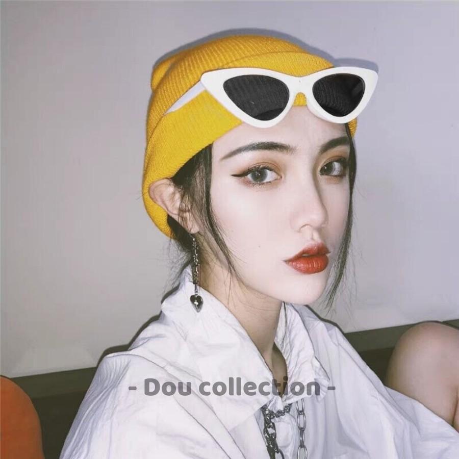 Kính Mát Cao Cấp Mắt Mèo Nhỏ Retro Gọng Nhựa Phong Cách Châu Âu & Mỹ - Carl Fitow - Mã MK012