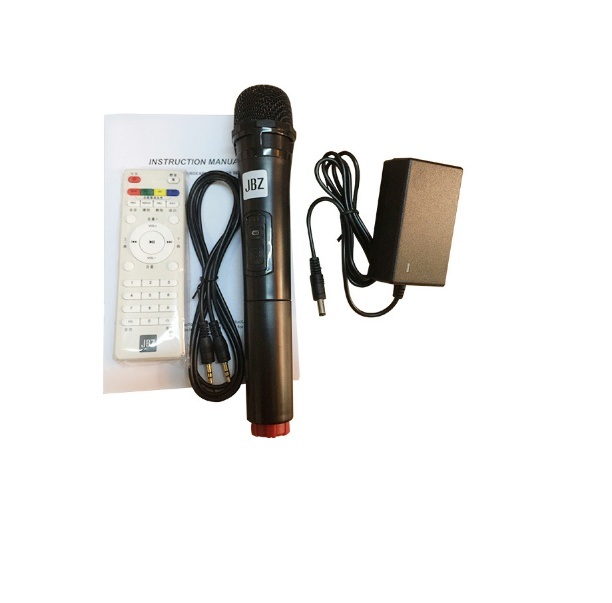 Loa Kéo Di Động âm thanh đỉnh cao hát karaoke đa năng JBZ thùng gỗ 2 tấc NE-106 - Tặng kèm mic không dây - Hàng nhập khẩu