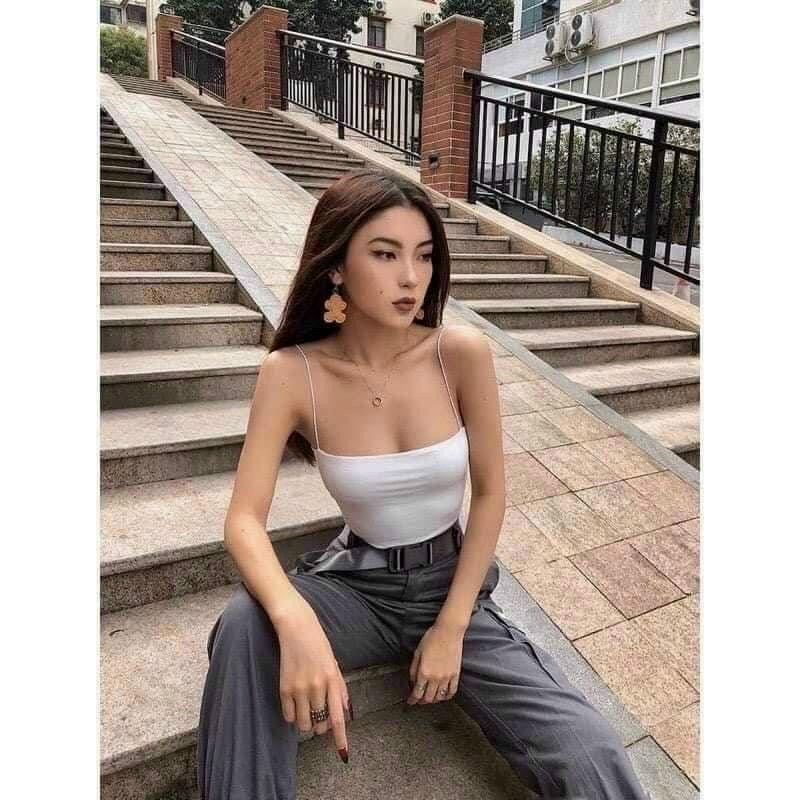 Áo 2 dây sợi bún