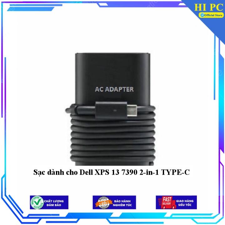 Sạc dành cho Dell XPS 13 7390 2-in-1 TYPE-C - Kèm Dây nguồn - Hàng Nhập Khẩu
