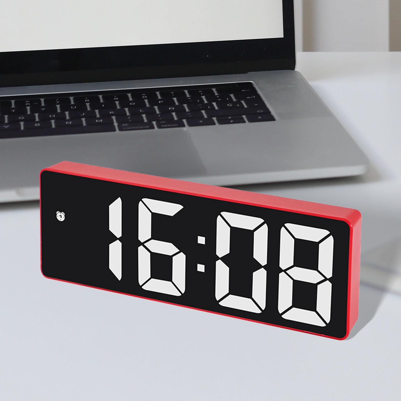 Digital   3inch Large Display 12/24H  Bedside Red