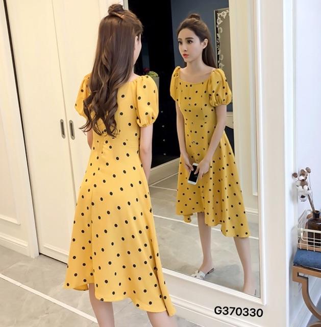 SẴN Váy chấm bi cho con ti sz S-XL