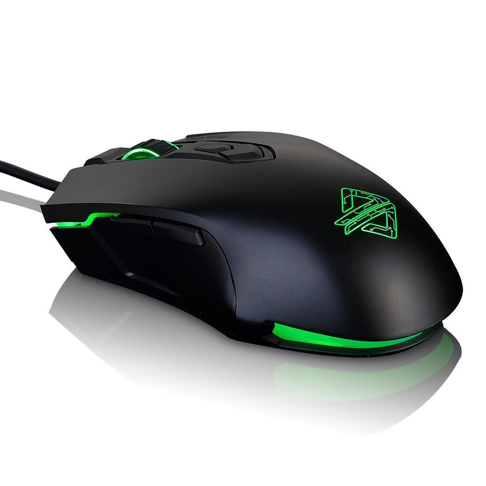 Chuột chơi game Ajazz AJ52 có 7 đèn nền RGB với DPI có thể điều chỉnh 750/1000/125 chất lượng cao