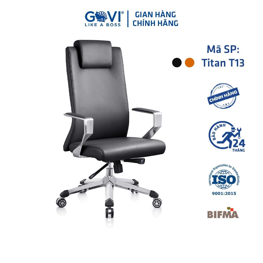 Ghế giám đốc GOVI Titan T13 Da Microfiber sang trọng