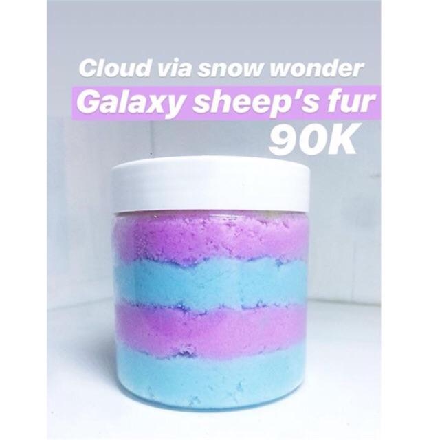 Slime PASTEL mây Galaxy sheep'fur / Slime làm từ Snow wonder tuyết mỹ