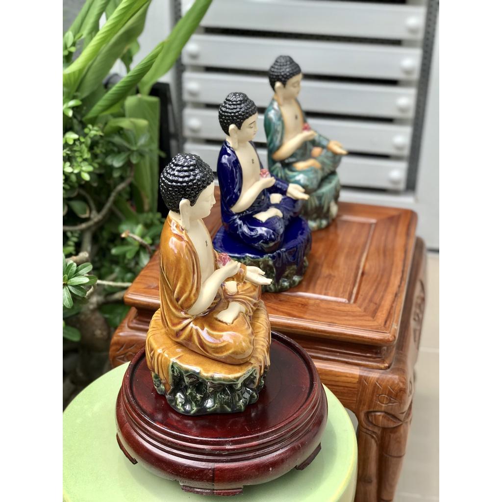 Tượng Phật Gốm Sứ Thủ Công Nam Bộ Trang Trí Decor
