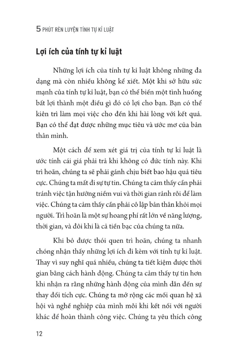 5 Phút Rèn Luyện Tính Tự Kỉ Luật _ML