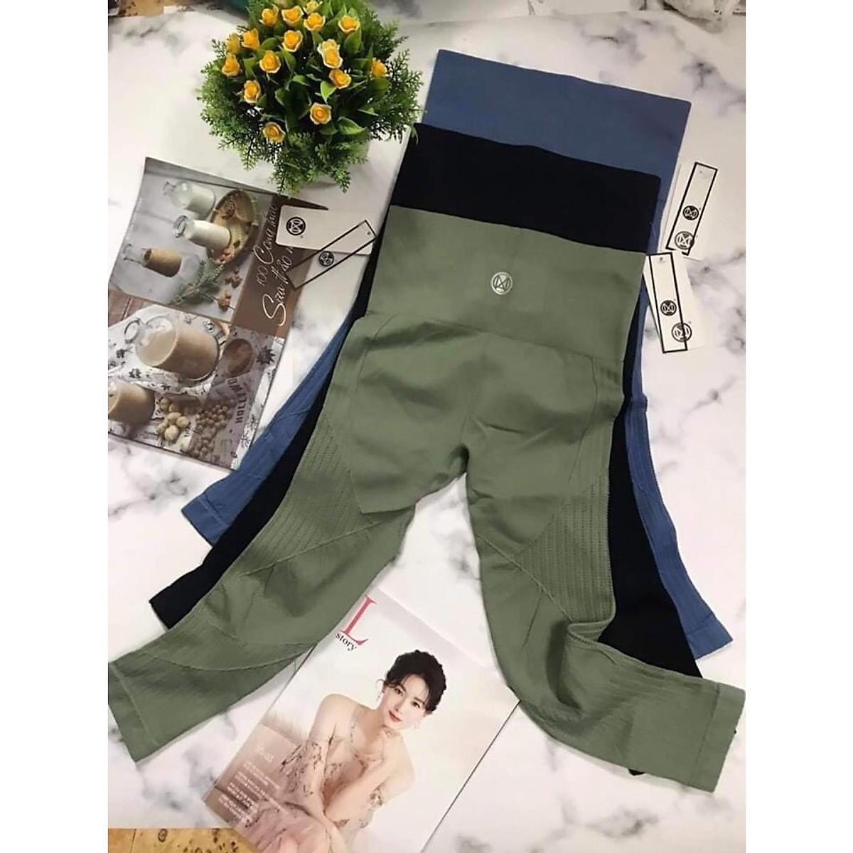 QUẨN LỬNG LEGGING NỮ LƯNG CAO GEN BỤNG HACK MÔNG - Xanh dương nhạt, Xanh dương nhạt