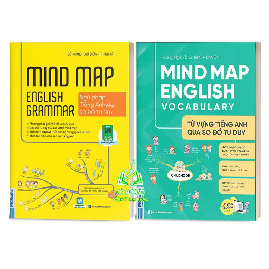 Sách - Combo Mindmap English Grammar và Mindmap English Vocabulary - MC