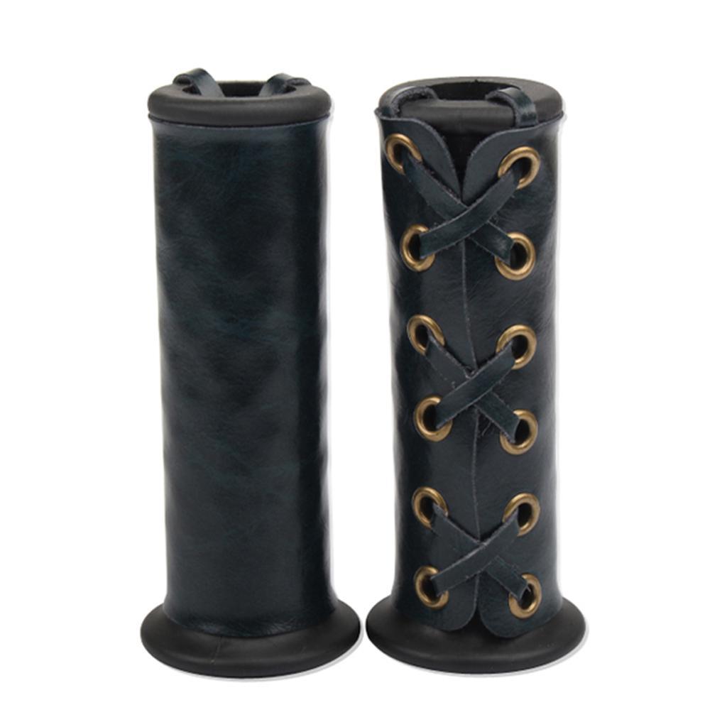 22mm Black Universal Motorcycle Handlebar Hand Grip Lever Covers Grip Cover