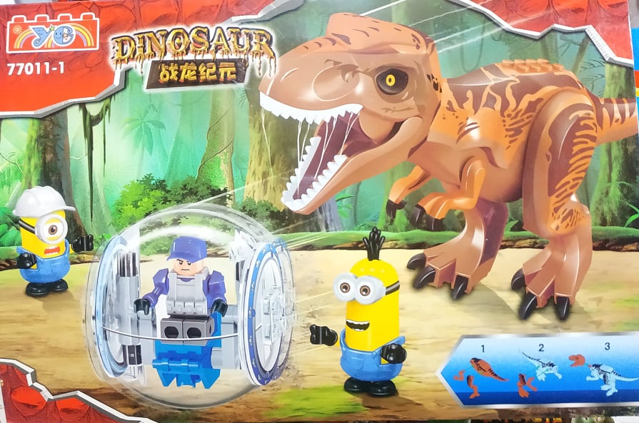 Bộ đồ chơi lắp ráp khủng long Dinosaur và minifigure (giao ngẫu nhiên)