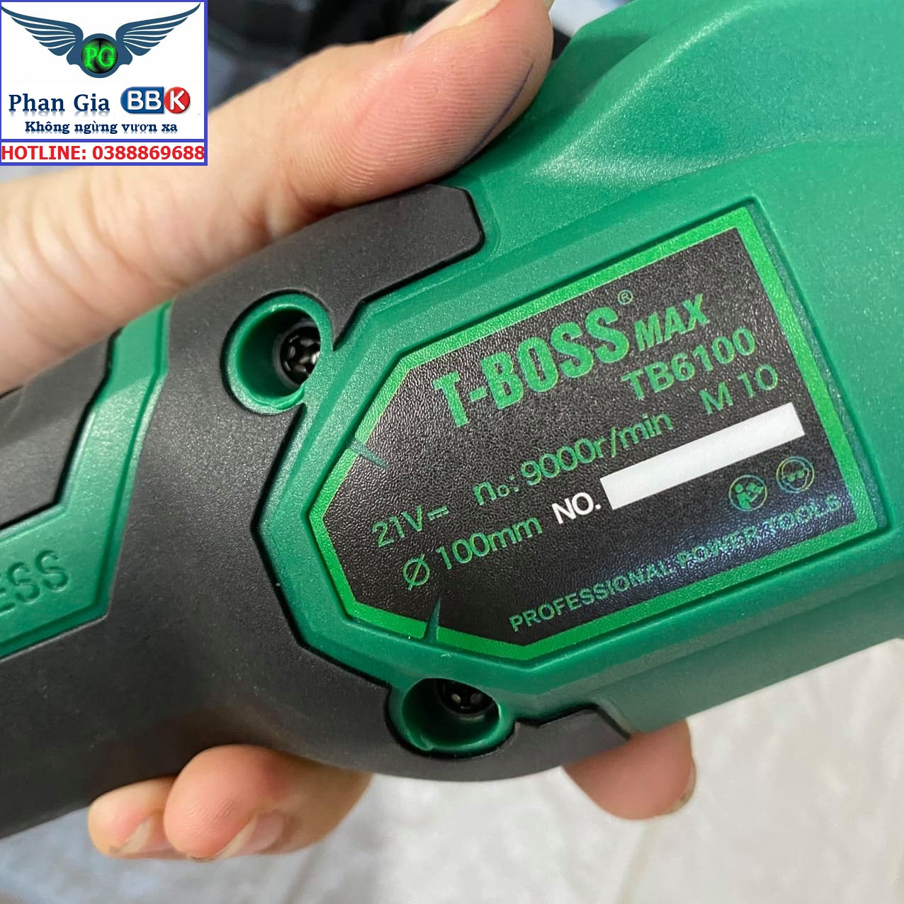 Máy Mài Pin cao cấp TBOSS 21V Không Chổi Than Siêu Khoẻ
