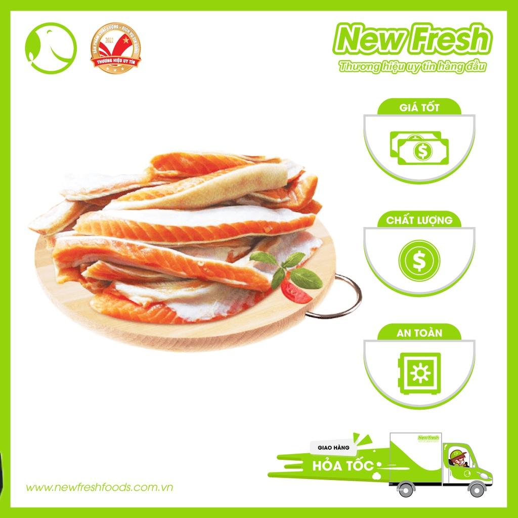 Lườn Cá Hồi Nauy Size 3-5cm Khay 1Kg