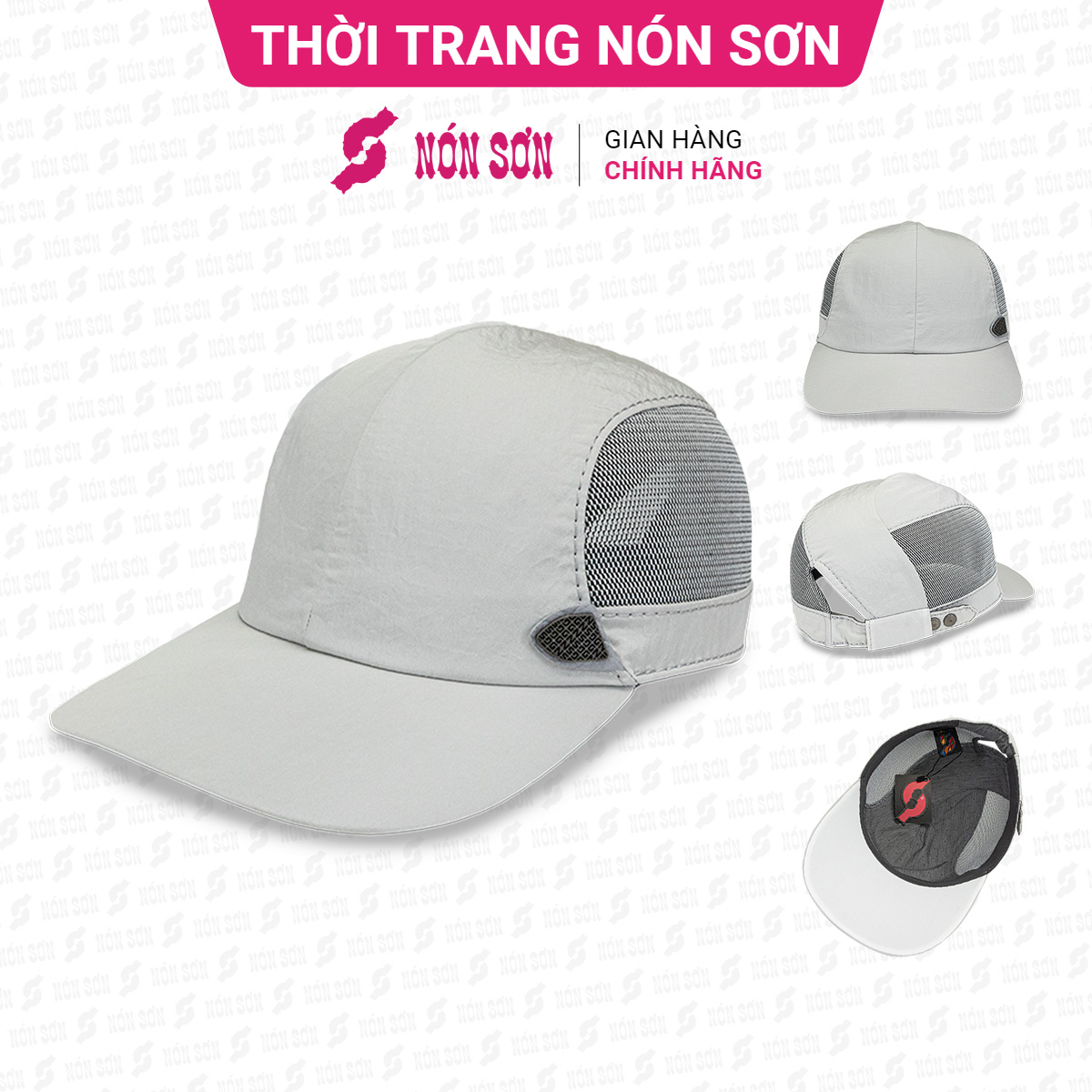 Mũ kết lưỡi trai nam nữ thời trang NÓN SƠN-MC019-XM2