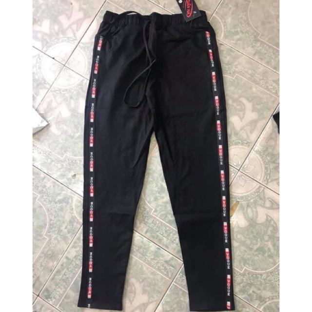 QUẦN COTTON ÔM SỌC