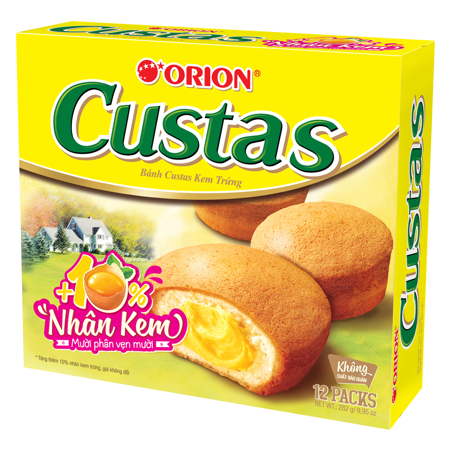Bánh Custas Hộp 12 Cái